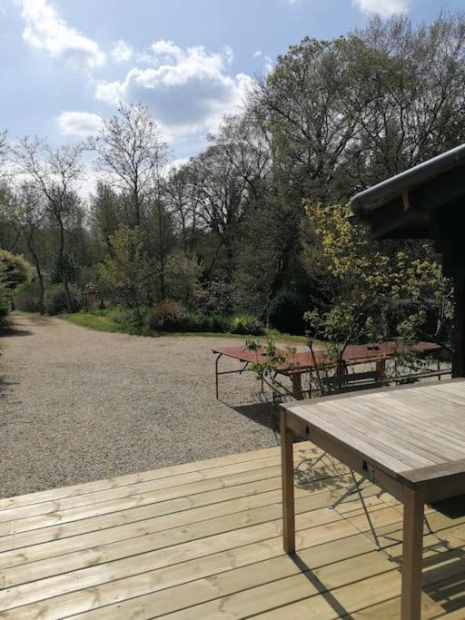 Chalet En Pleine Nature Au Bord D'Un Etang Lanvallay Ngoại thất bức ảnh