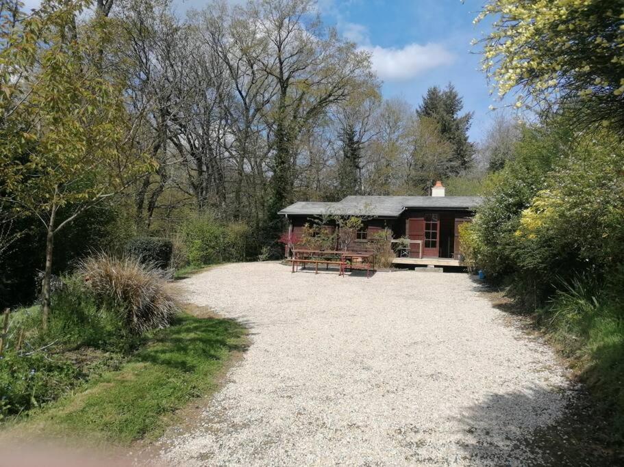 Chalet En Pleine Nature Au Bord D'Un Etang Lanvallay Ngoại thất bức ảnh